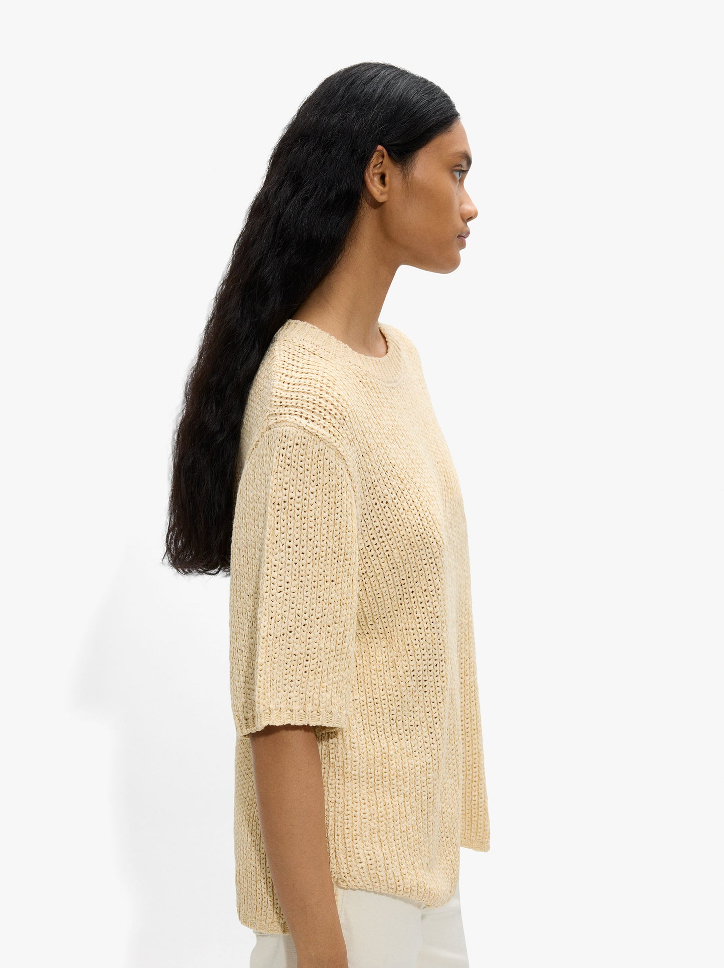 Sweater With Ribbed Knit
