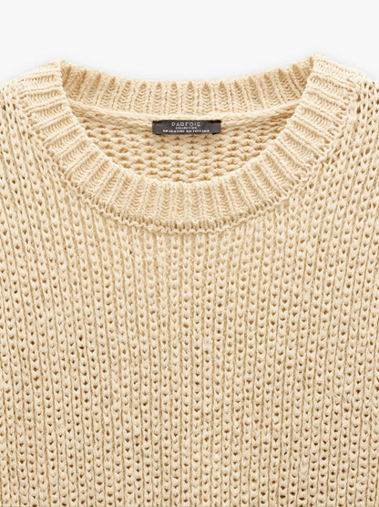 Sweater With Ribbed Knit