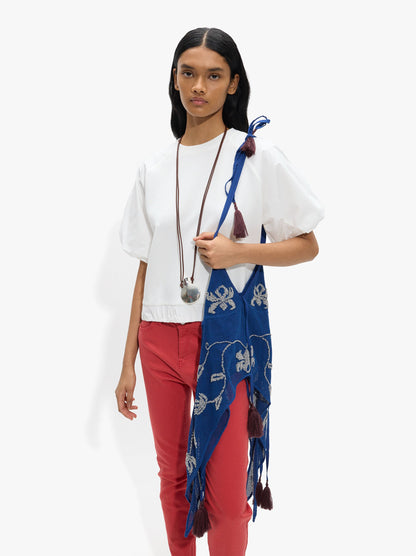 T-Shirt With Puffed Sleeves