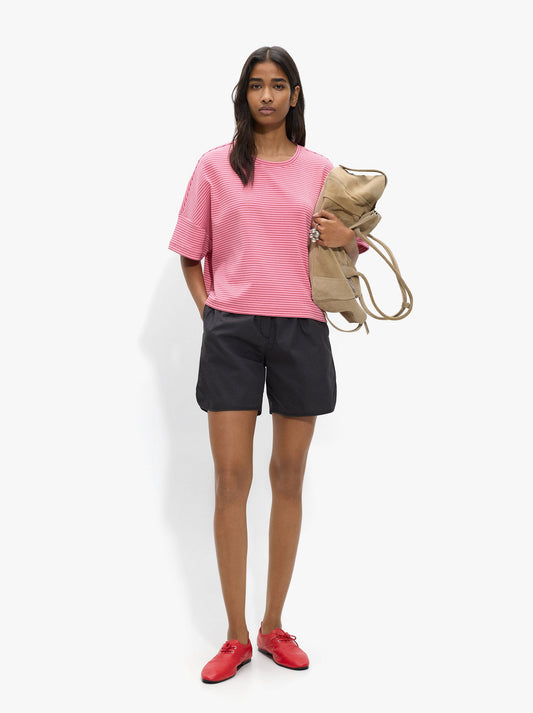 Cotton T-Shirt With Stripes