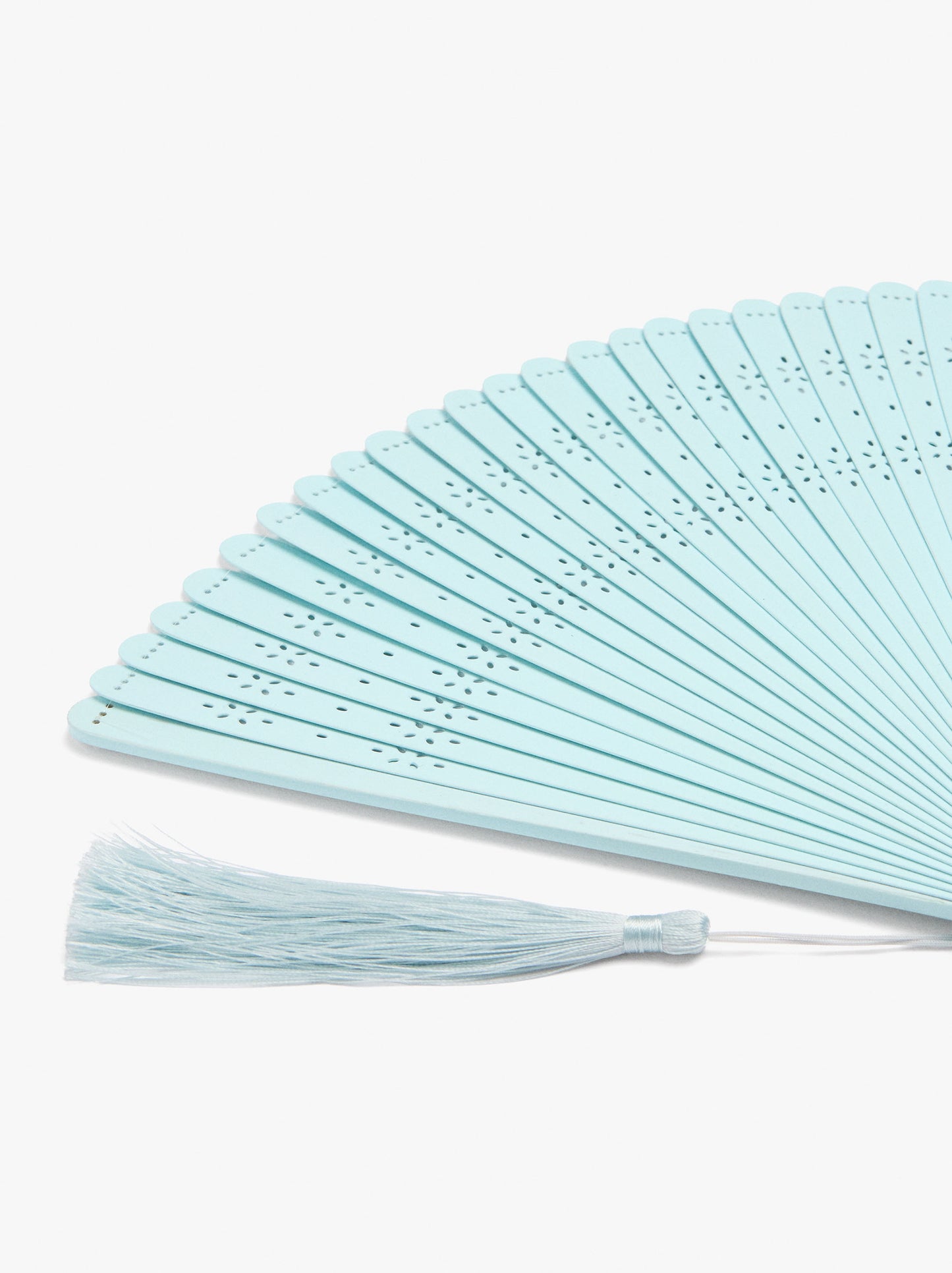 Bamboo Fan With Perforations