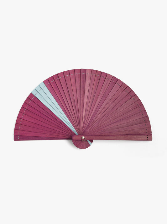 Bamboo Fan With Case
