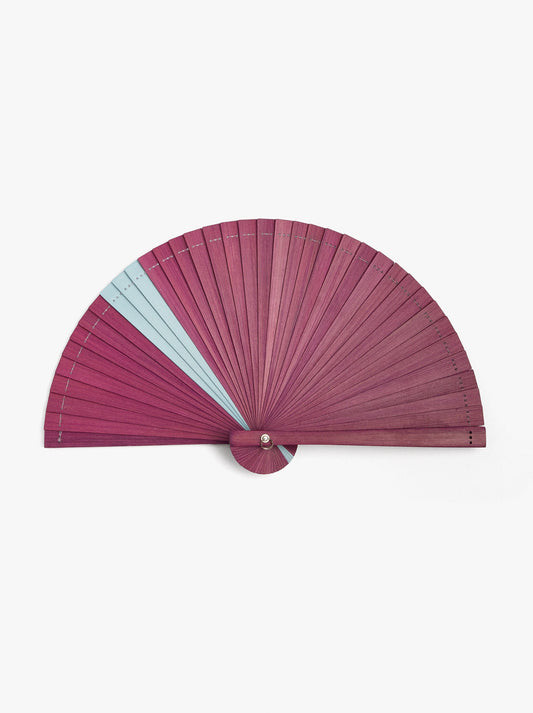 Bamboo Fan With Case