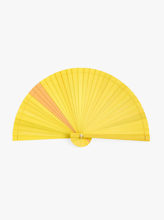 Bamboo Fan With Case
