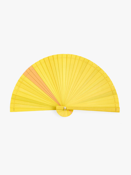 Bamboo Fan With Case