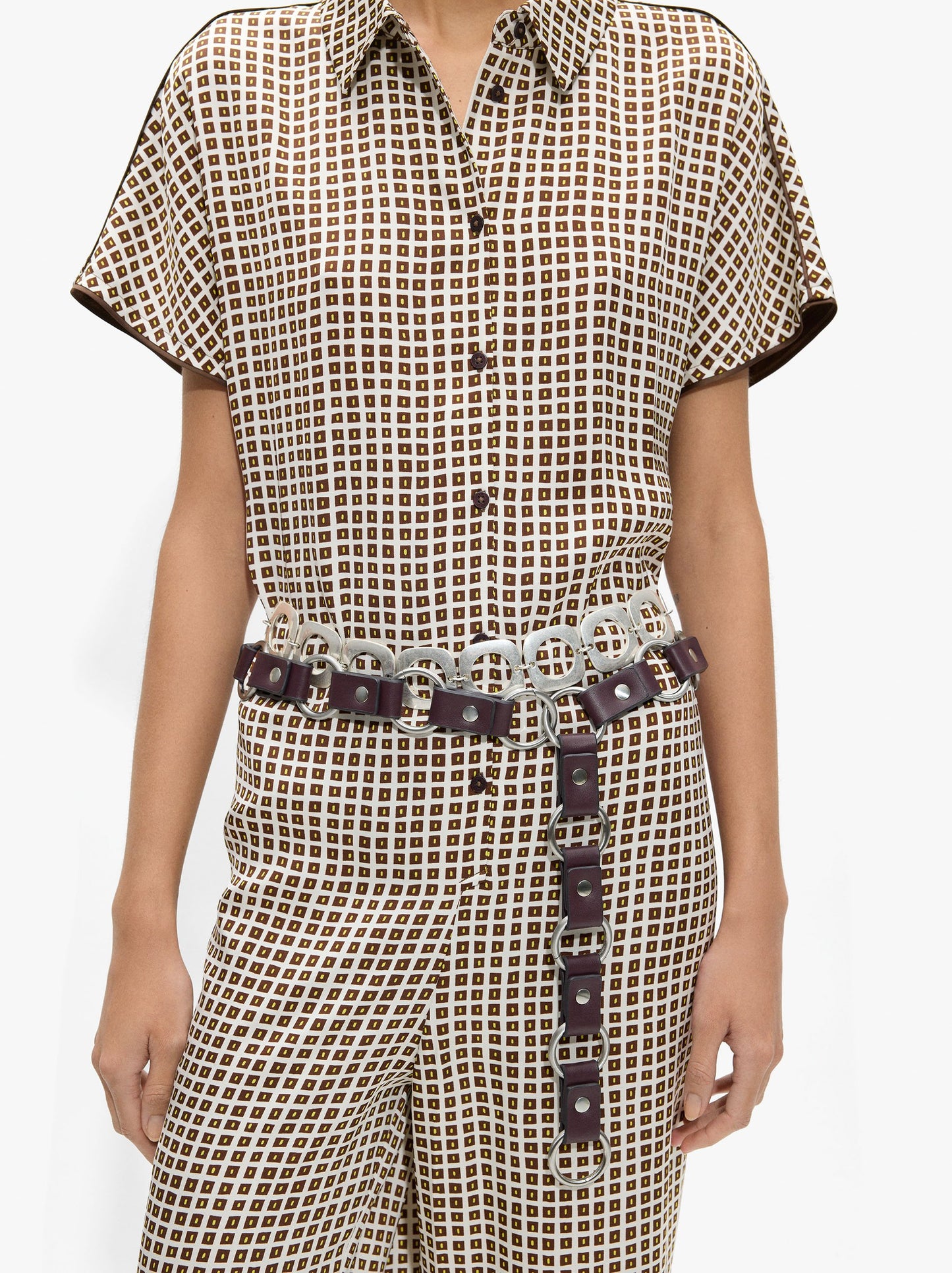 Flowy Jumpsuit With Squares