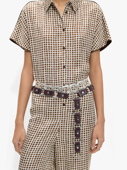 Flowy Jumpsuit With Squares