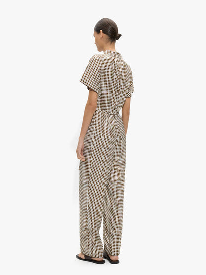 Flowy Jumpsuit With Squares