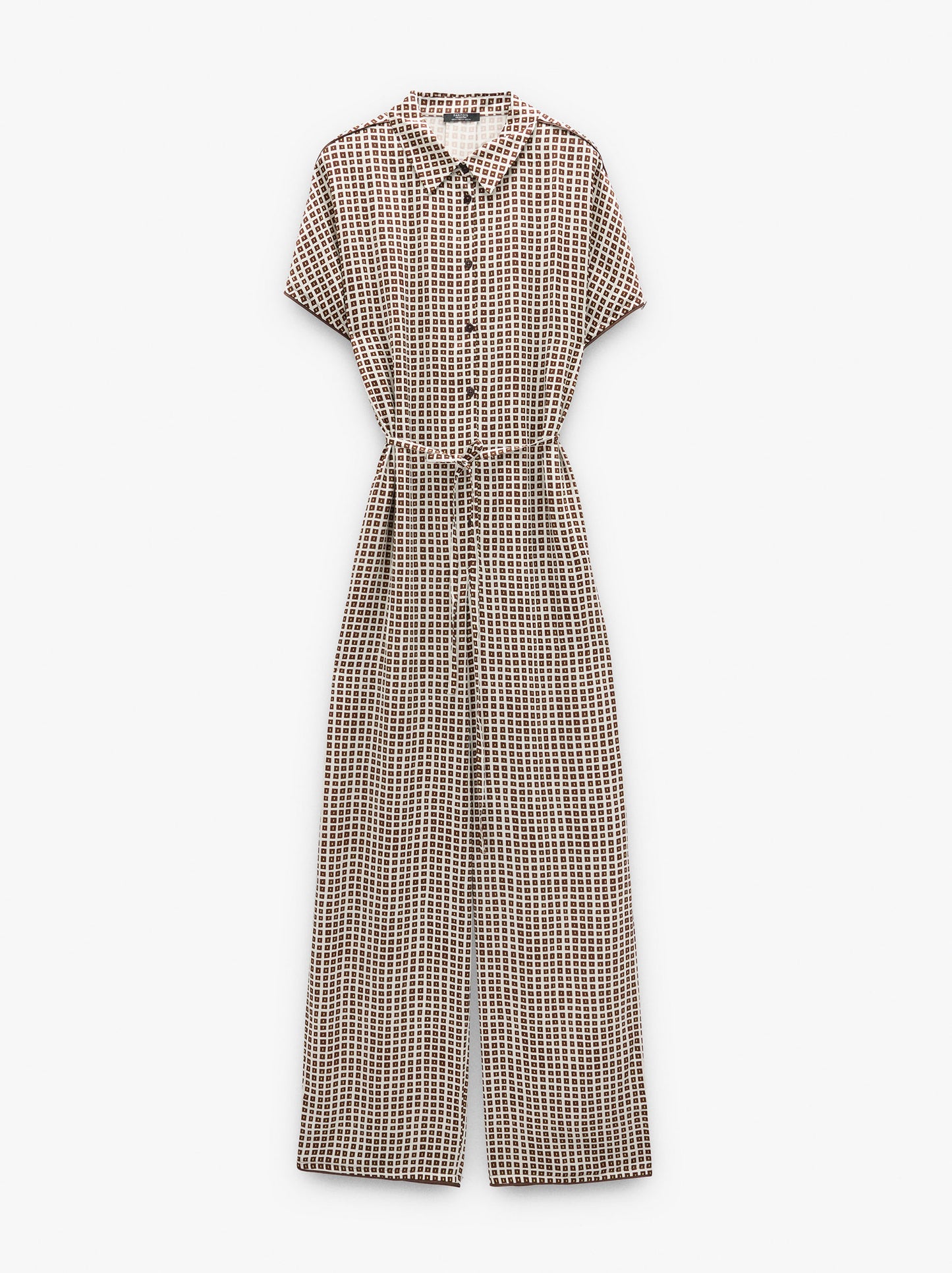 Flowy Jumpsuit With Squares