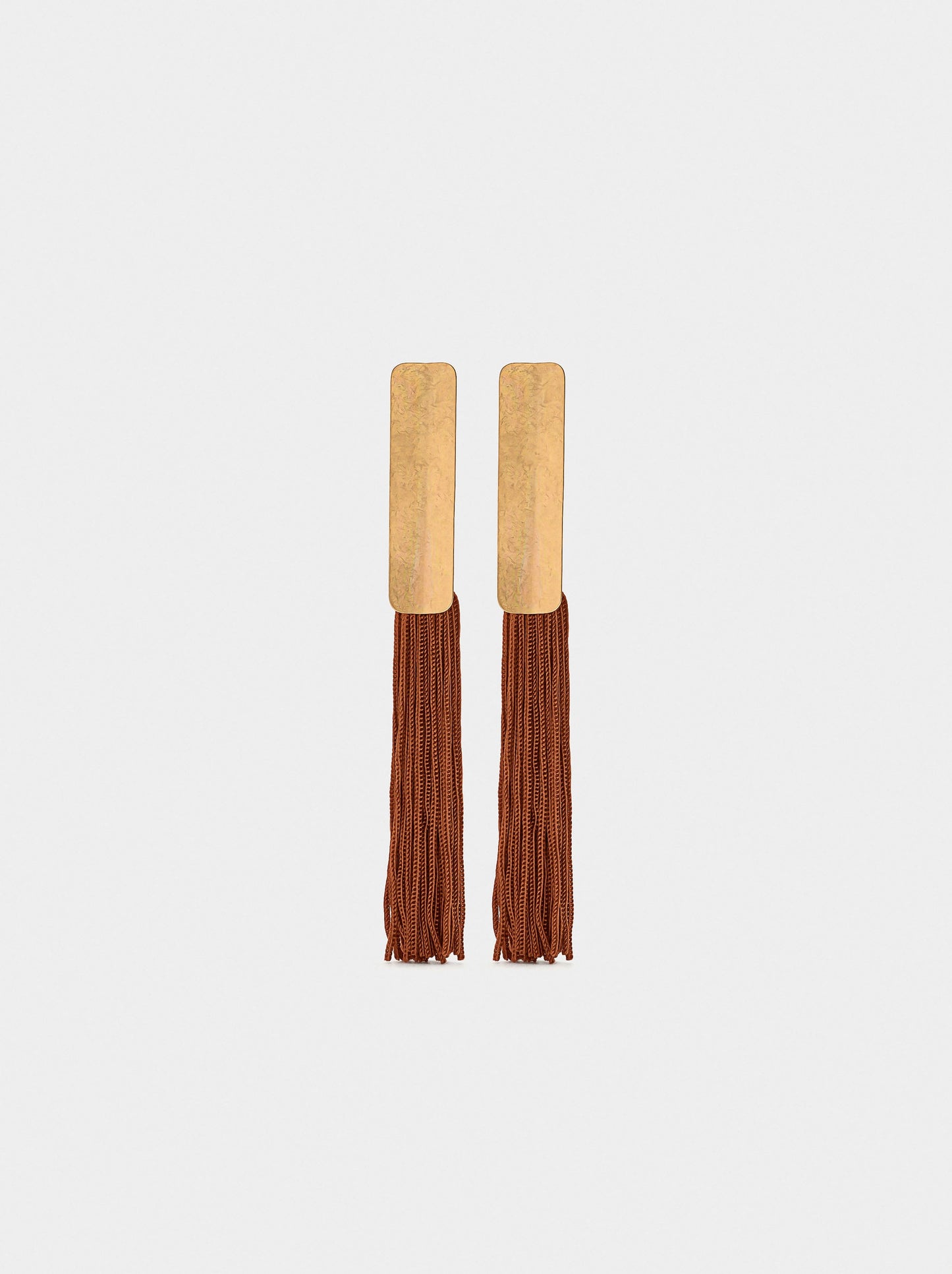 Bar Earrings With Fringes
