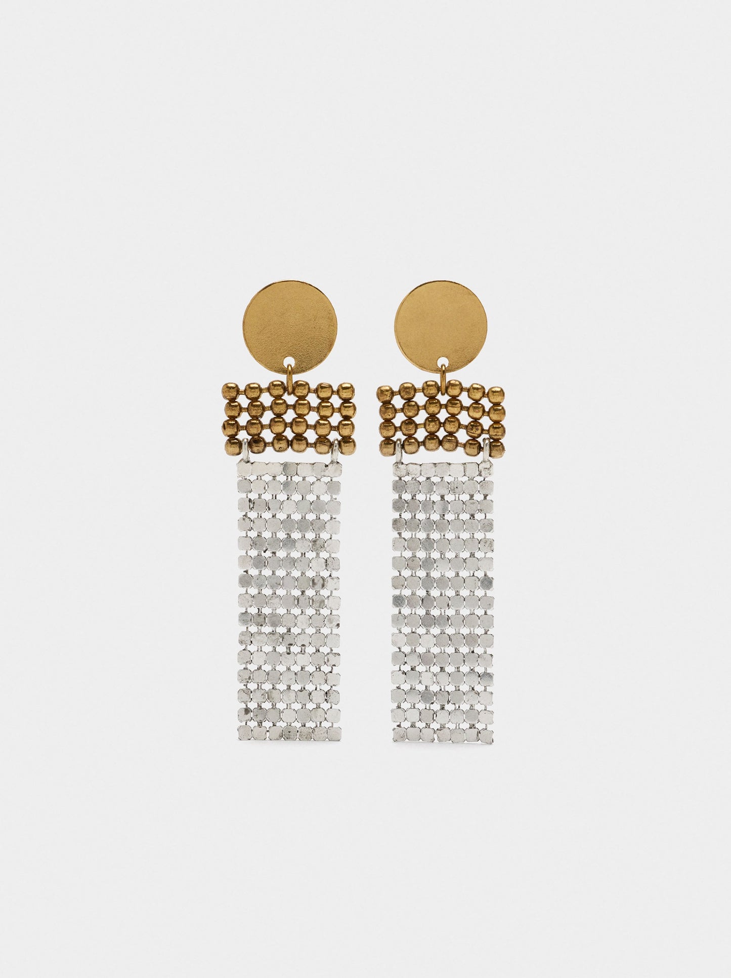 Maxi Long Earrings With Spheres