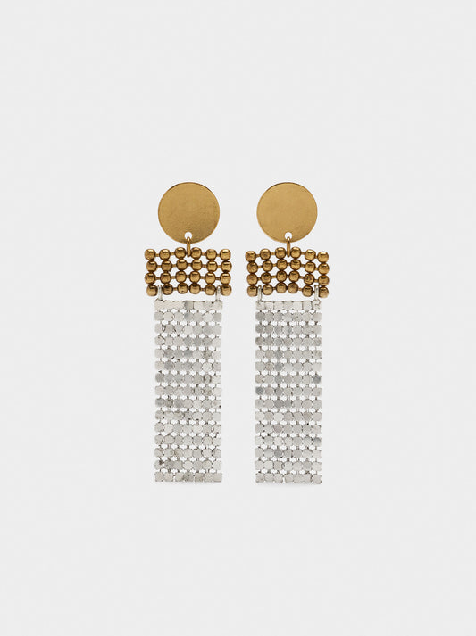 Maxi Long Earrings With Spheres