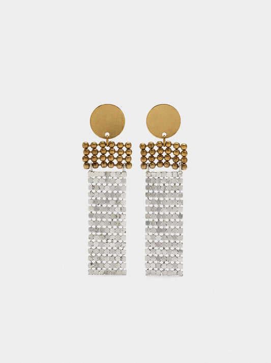 Maxi Long Earrings With Spheres