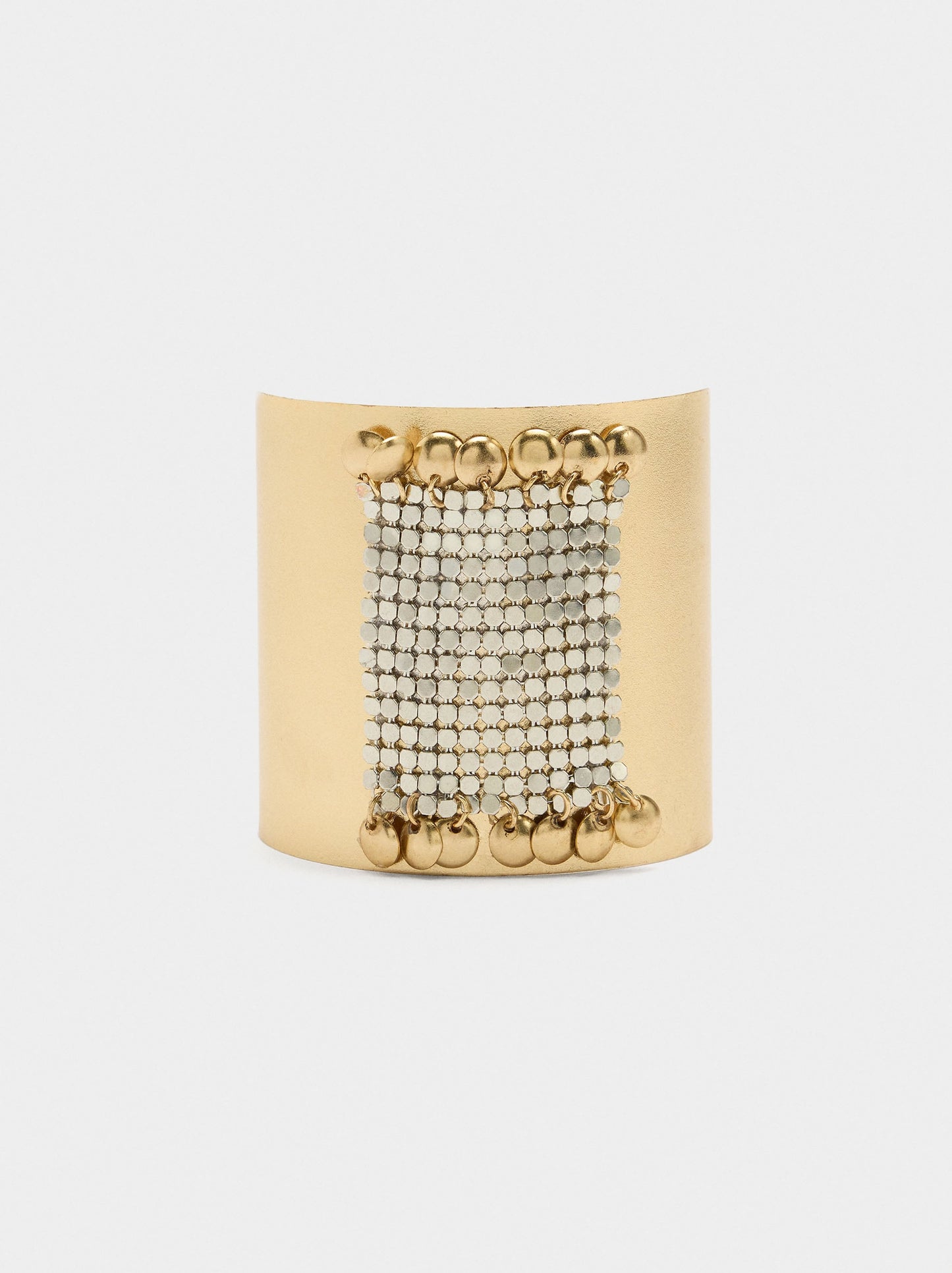 Open Bracelet With Sphere Detail