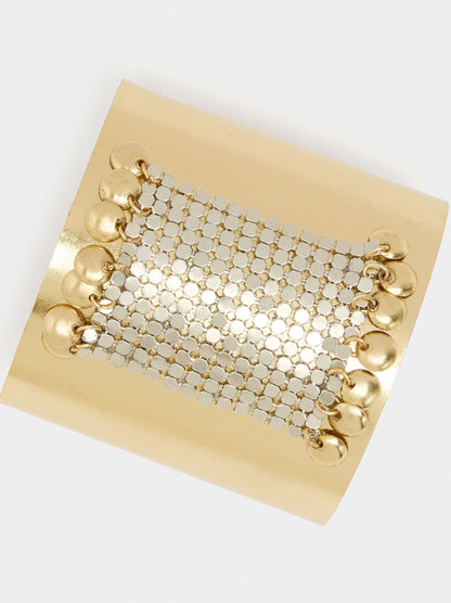 Open Bracelet With Sphere Detail