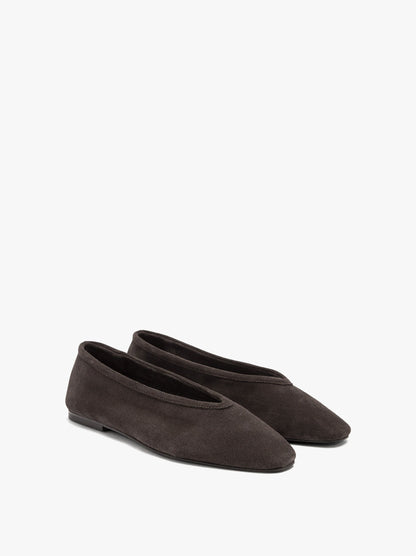 Suede Leather Flats