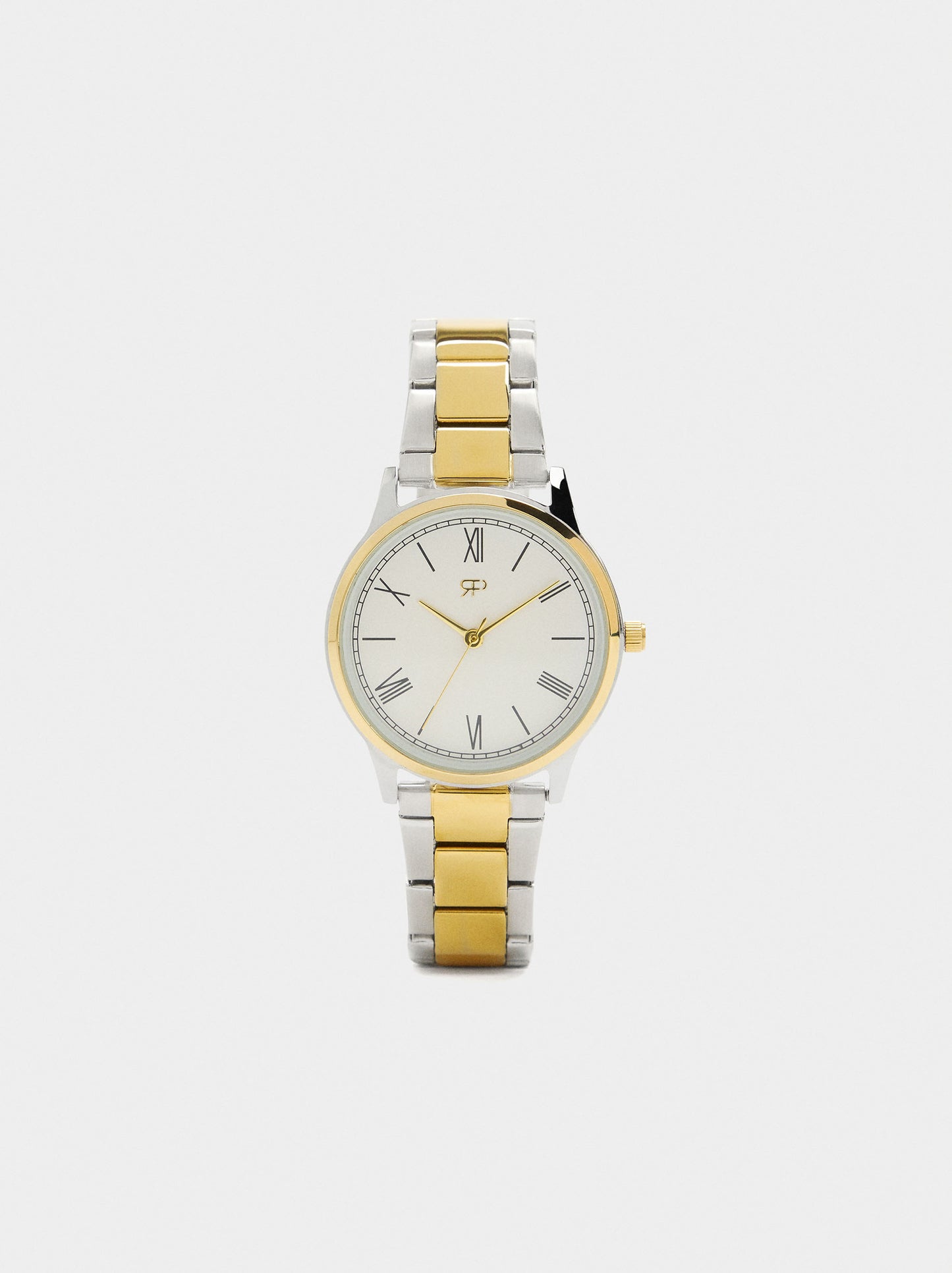 Bicolor Watch With Stainless Steel Bracelet