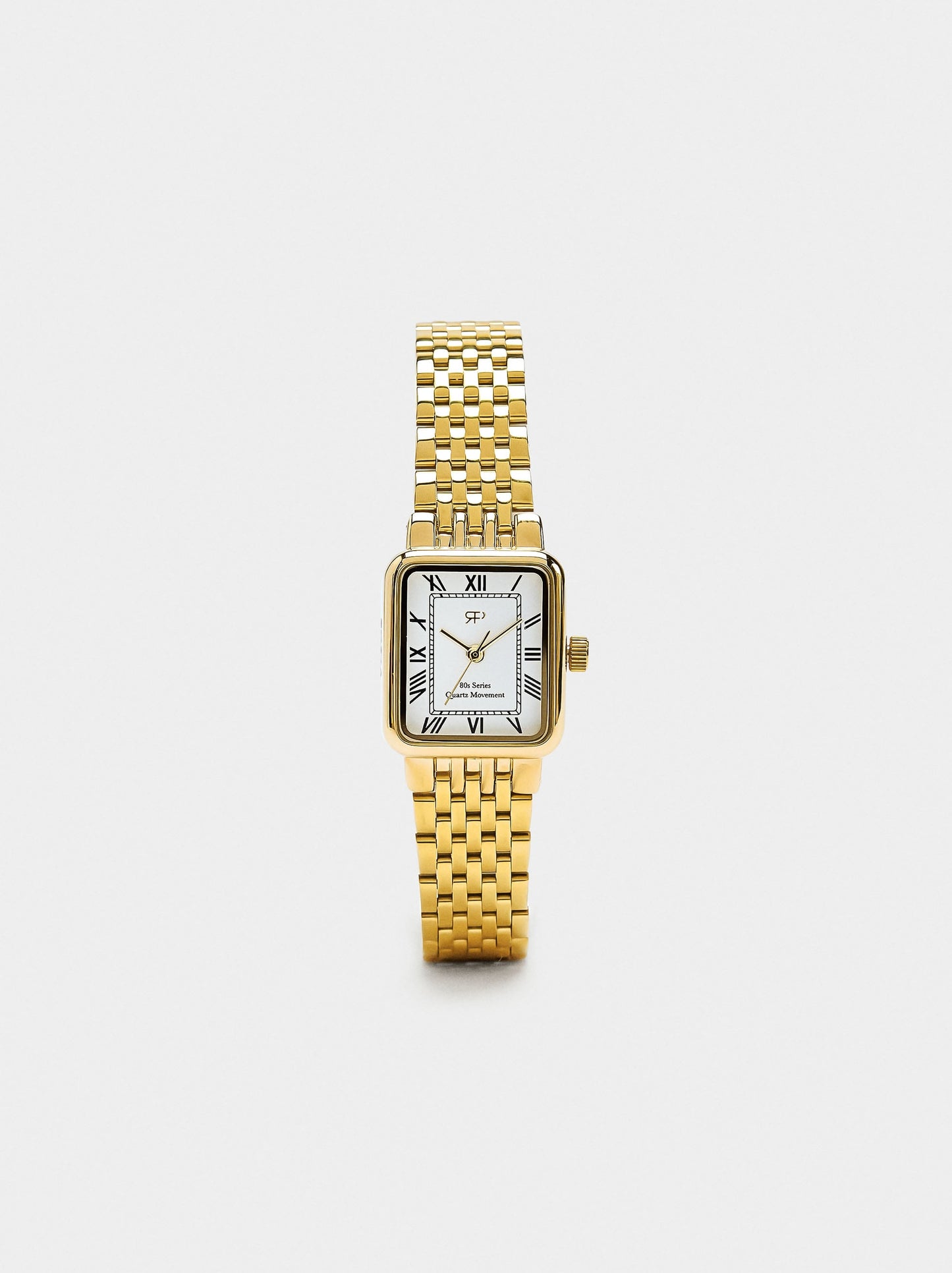 Square Watch With A Stainless Steel Bracelet