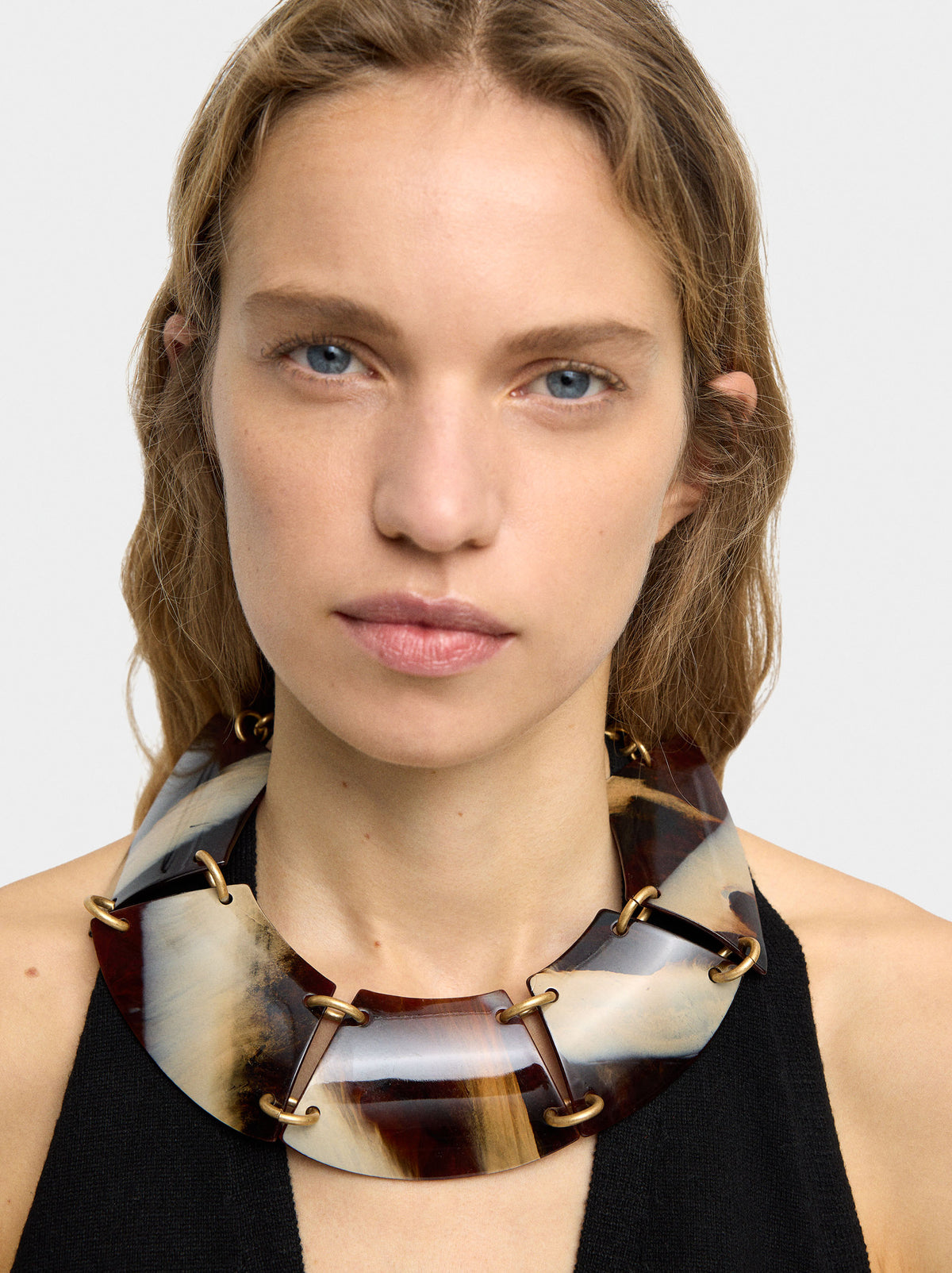 Maxi Short Stone-Effect Necklace