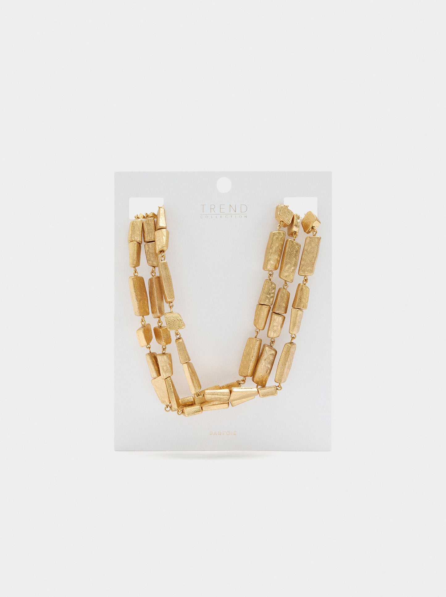 Maxi Multi-Collar With Stone-Effect Beads