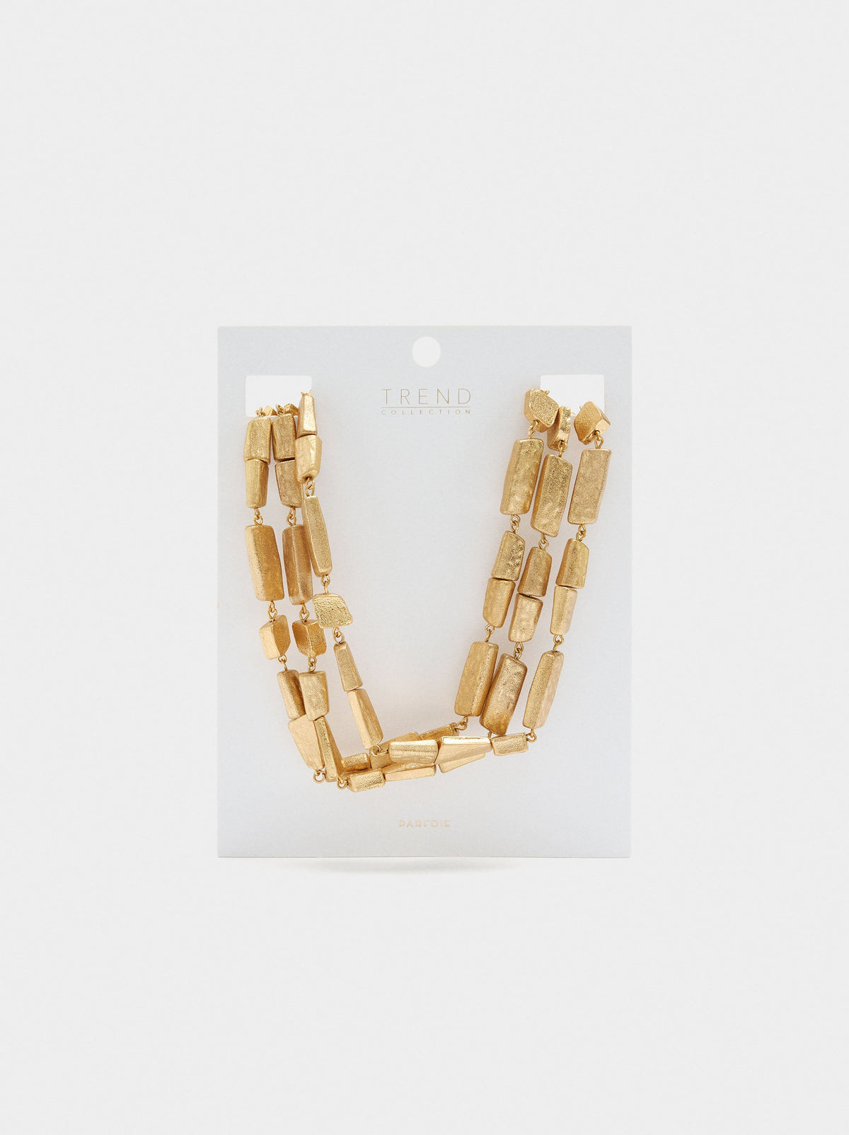 Maxi Multi-Collar With Stone-Effect Beads