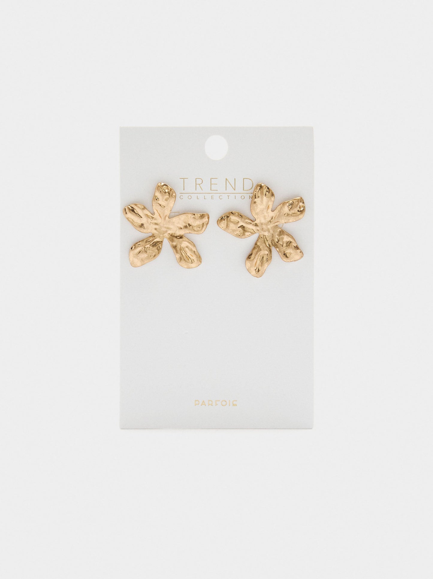 Maxi Flower Earrings With Texture