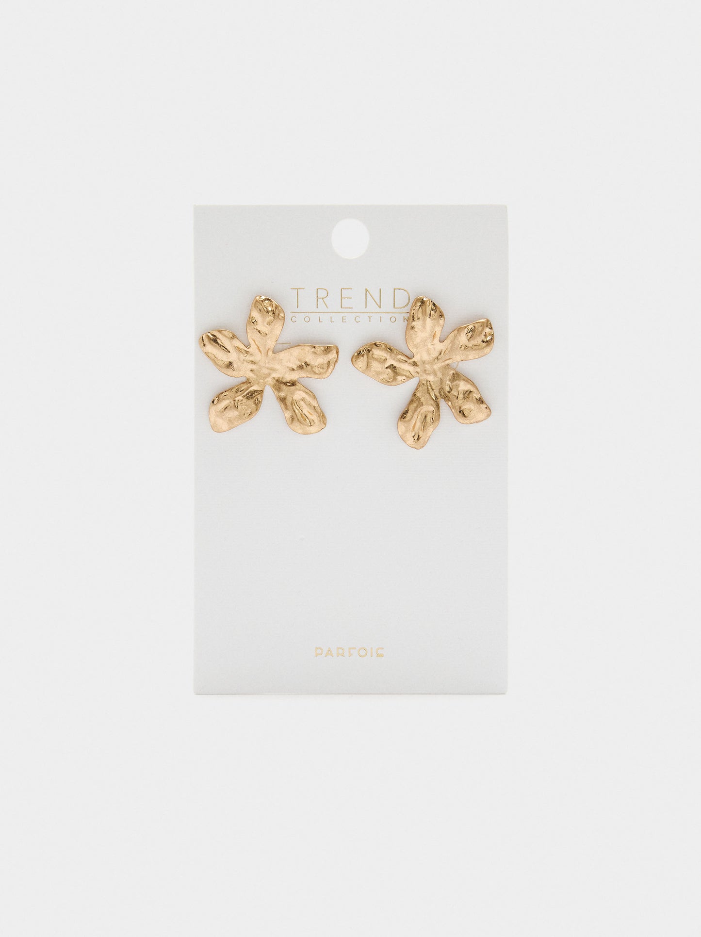 Maxi Flower Earrings With Texture