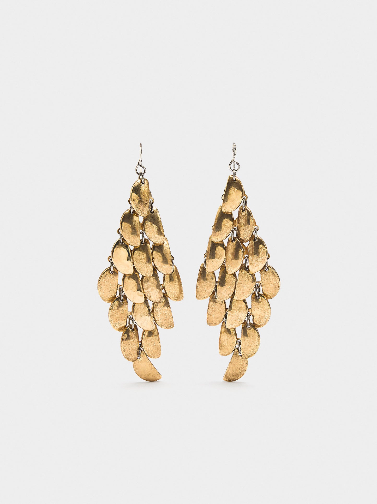 Diamond-Shaped Cascading Earrings