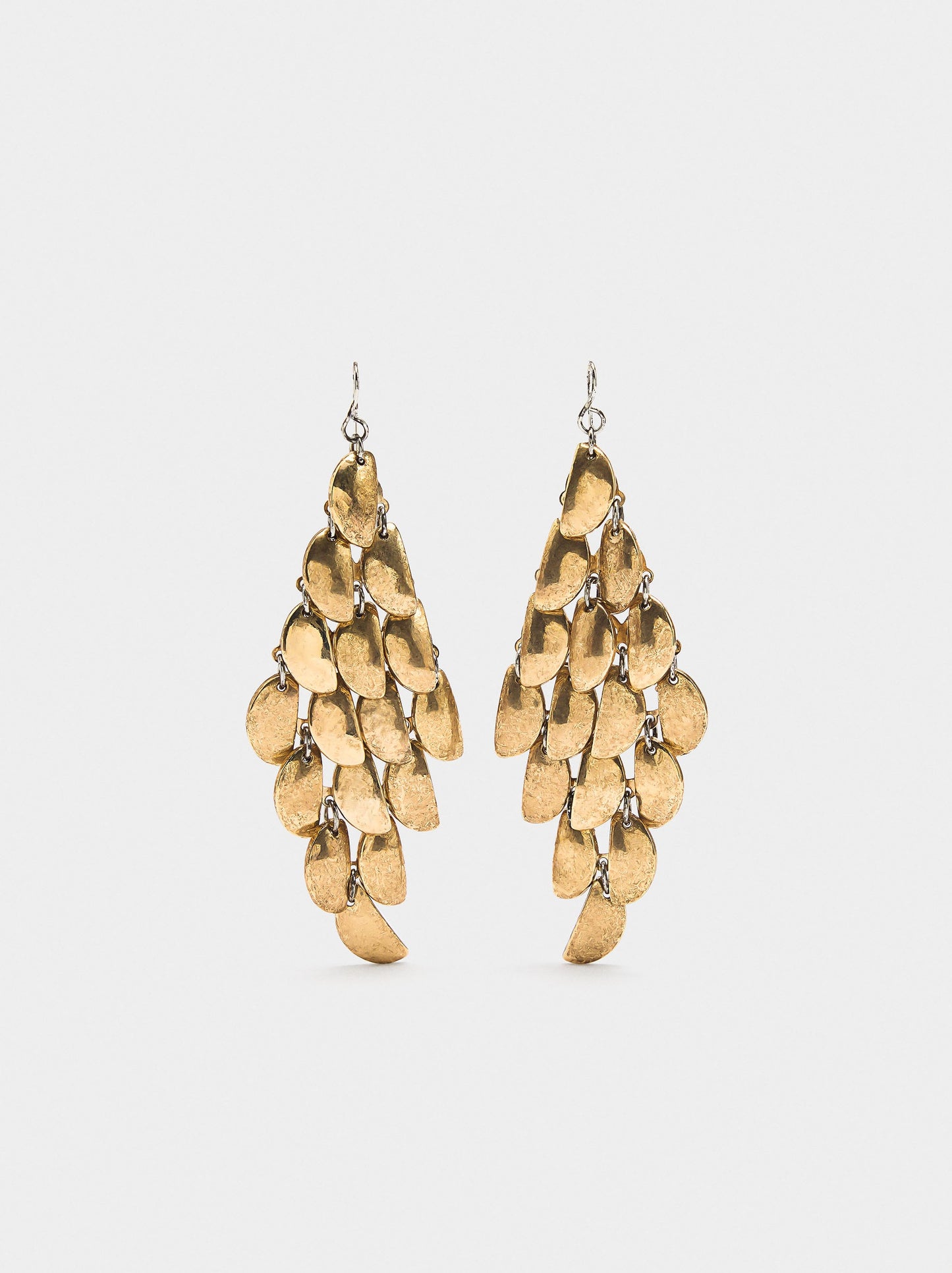 Diamond-Shaped Cascading Earrings