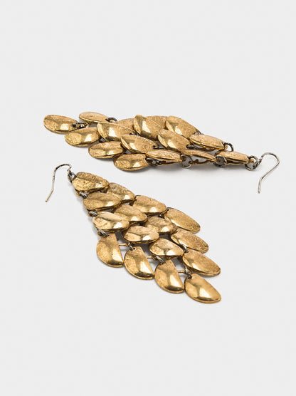 Diamond-Shaped Cascading Earrings