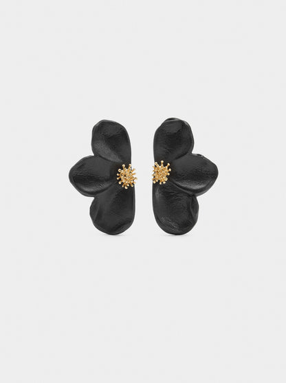 Maxi Half-Flower Earrings