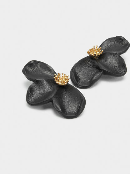 Maxi Half-Flower Earrings