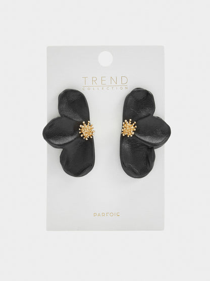 Maxi Half-Flower Earrings