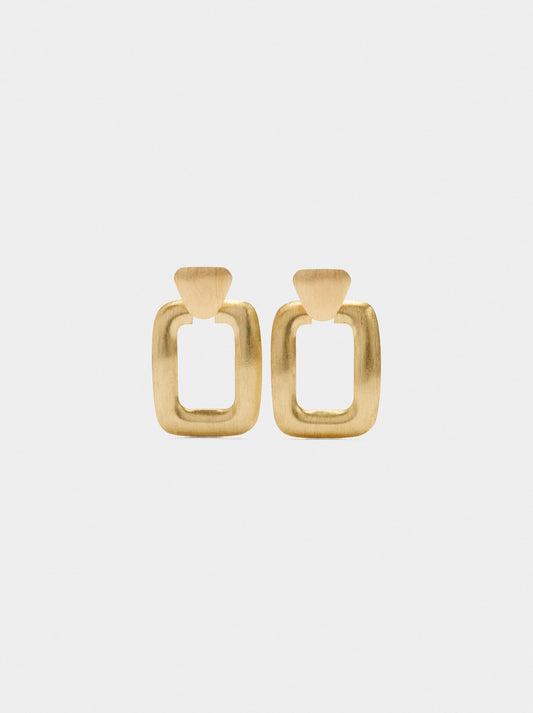 Maxi Rectangular Earrings