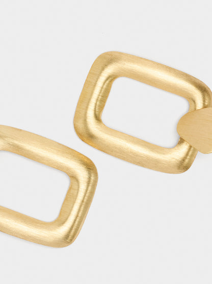 Maxi Rectangular Earrings