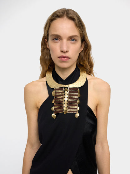 Maxi Necklace With Horizontal Bars