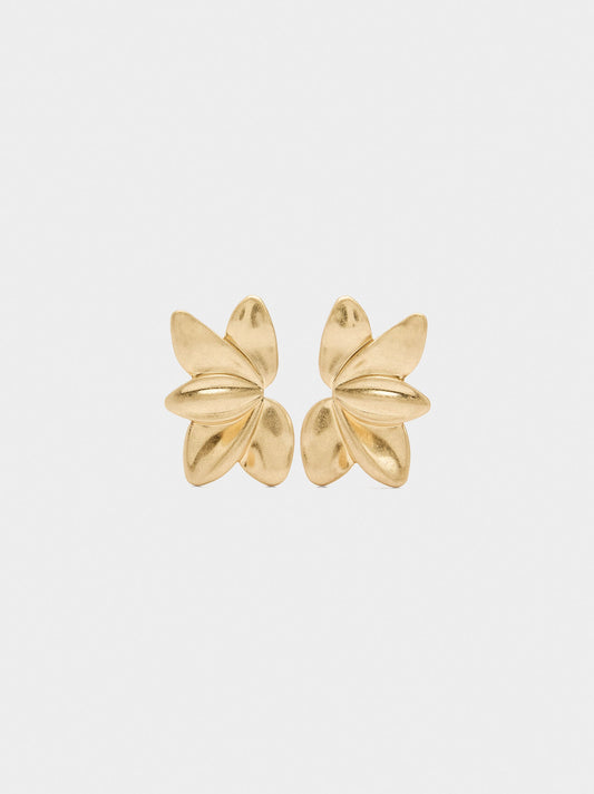 Maxi Half-Flower Earrings