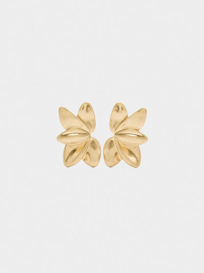 Maxi Half-Flower Earrings