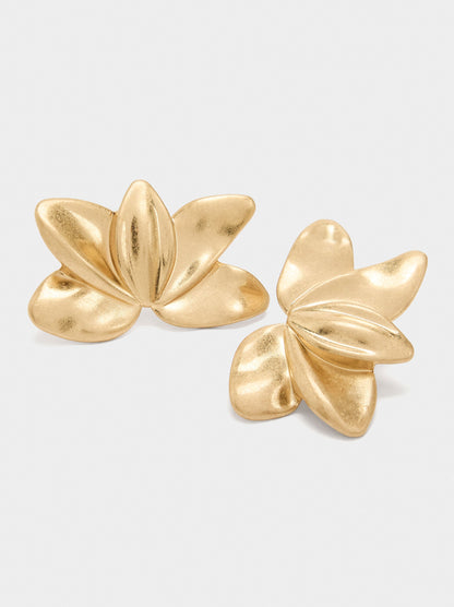 Maxi Half-Flower Earrings