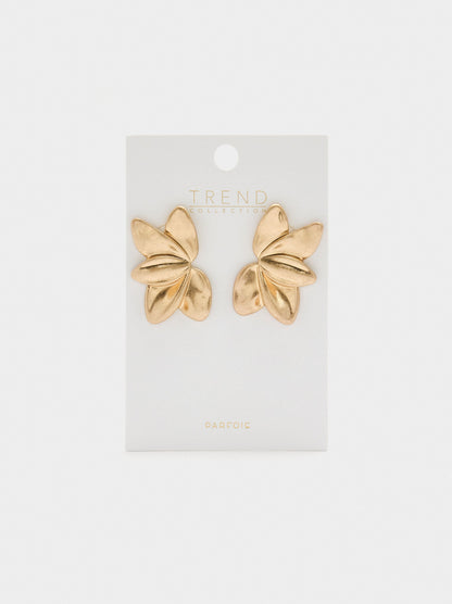 Maxi Half-Flower Earrings