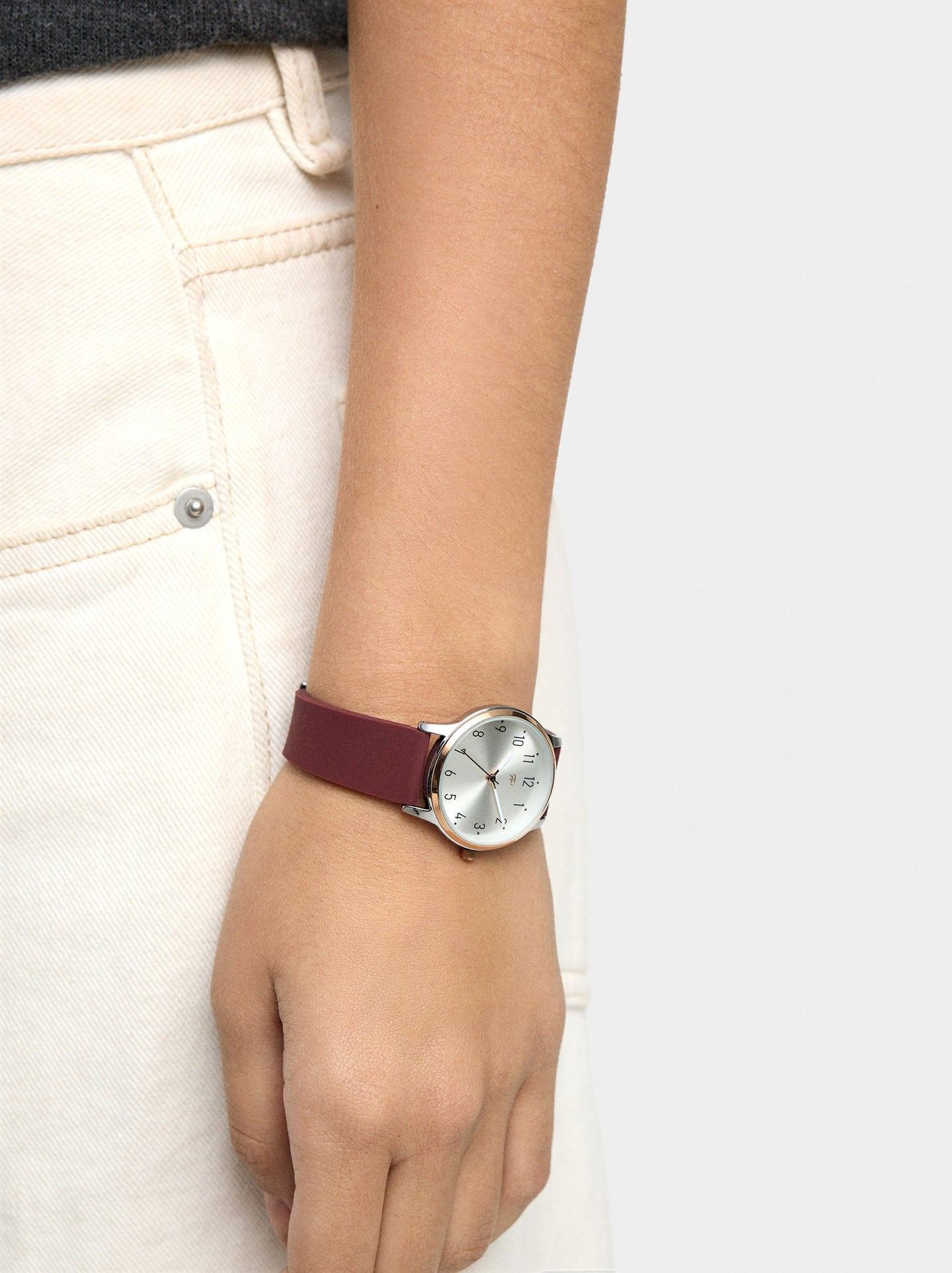 Watch With Silicone Strap