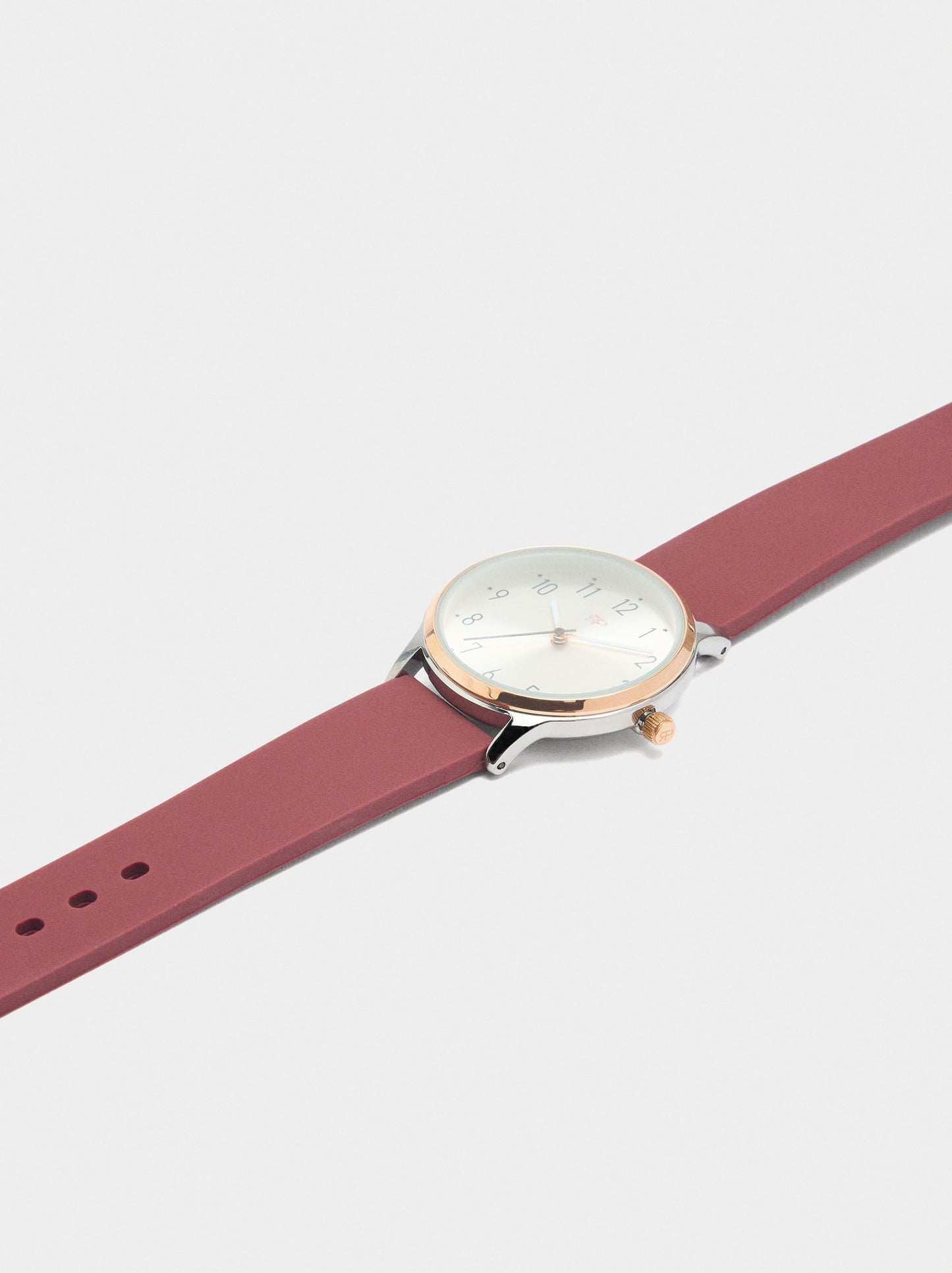Watch With Silicone Strap