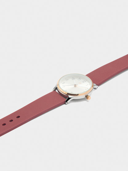 Watch With Silicone Strap