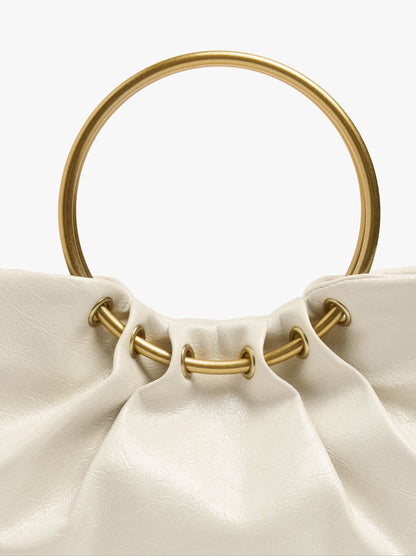 Handbag With Metal Frame