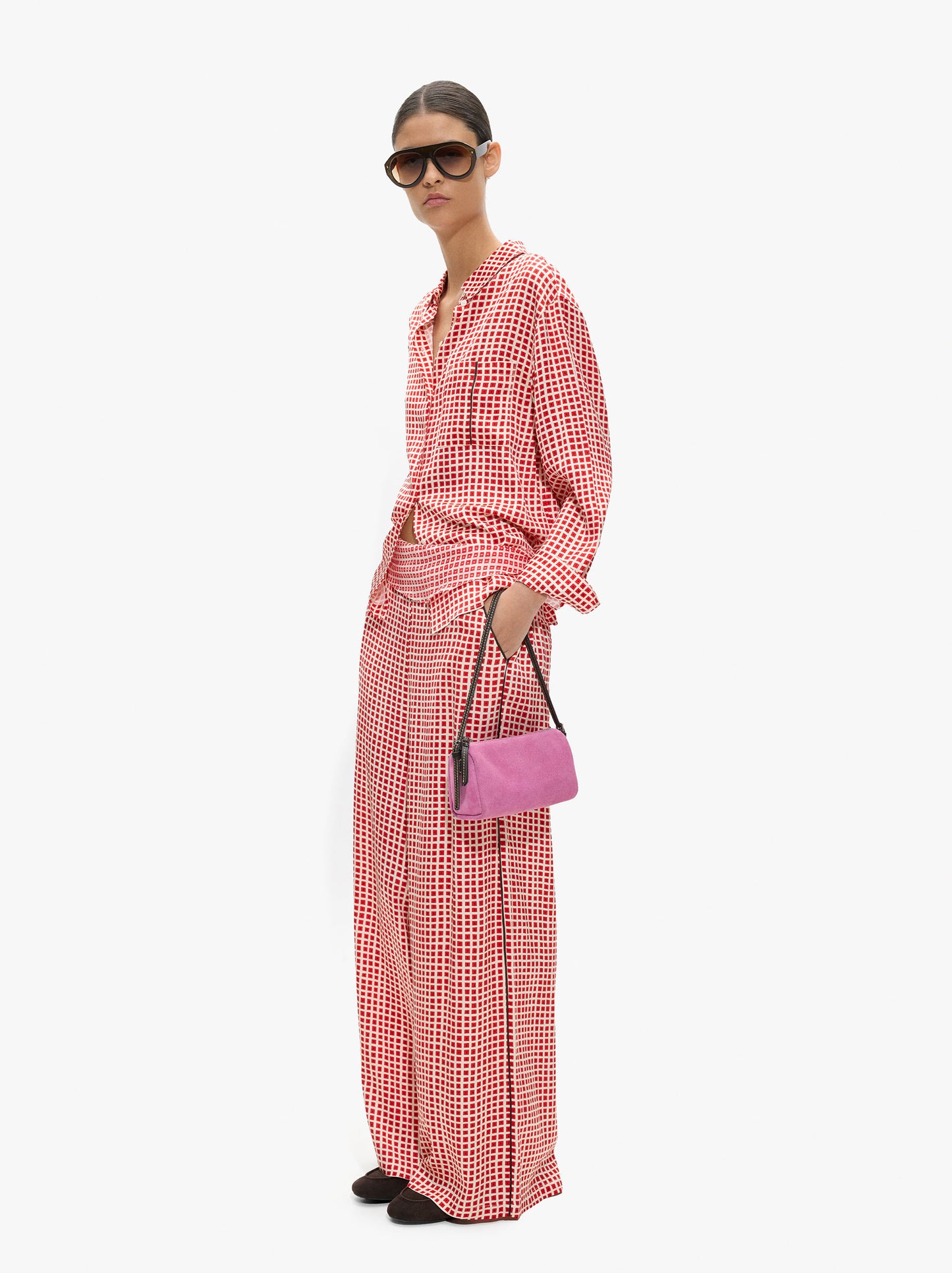 Fluid Shirt With Squares