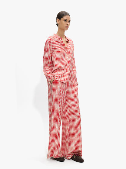 Fluid Shirt With Squares