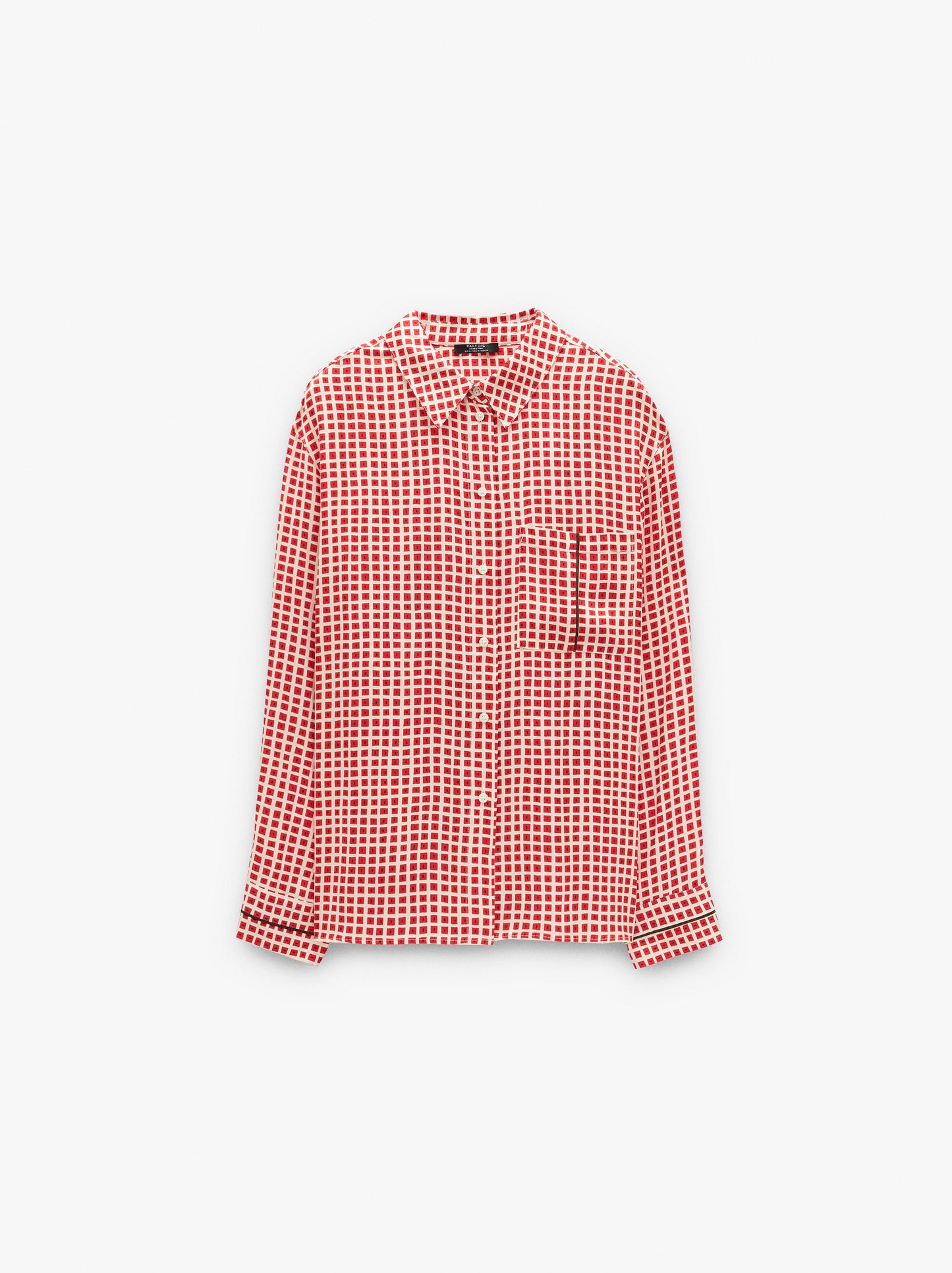 Fluid Shirt With Squares