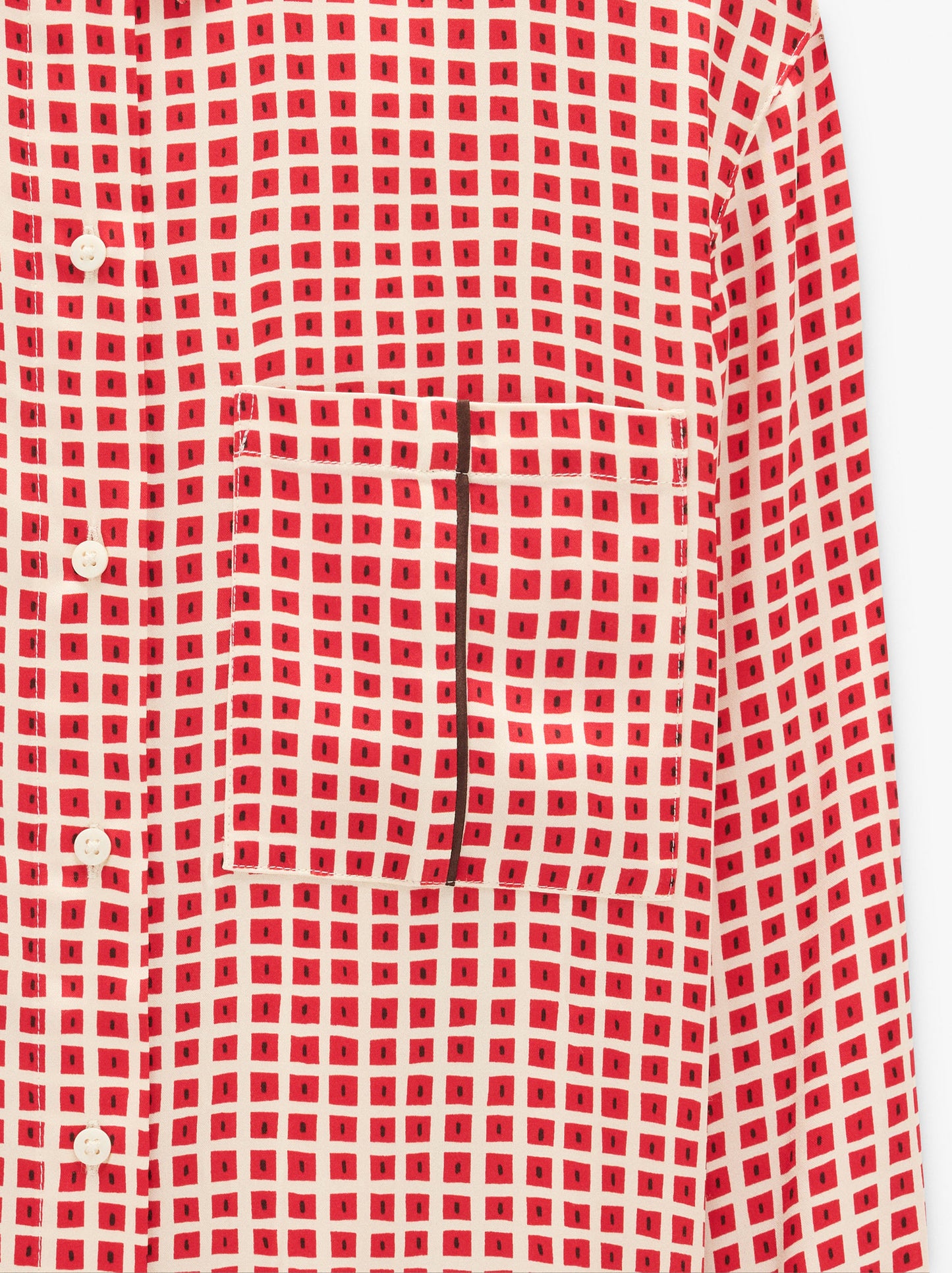 Fluid Shirt With Squares