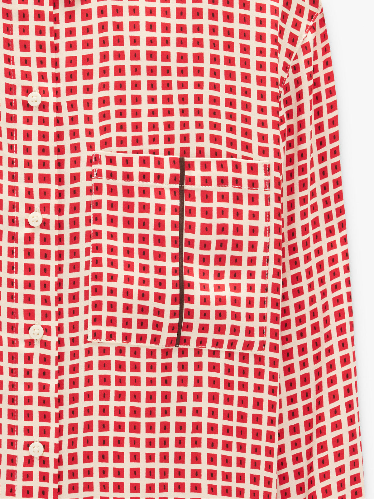 Fluid Shirt With Squares