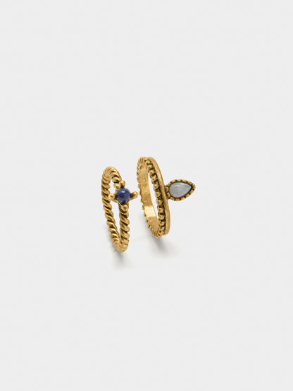 Set Of Rings With Stones